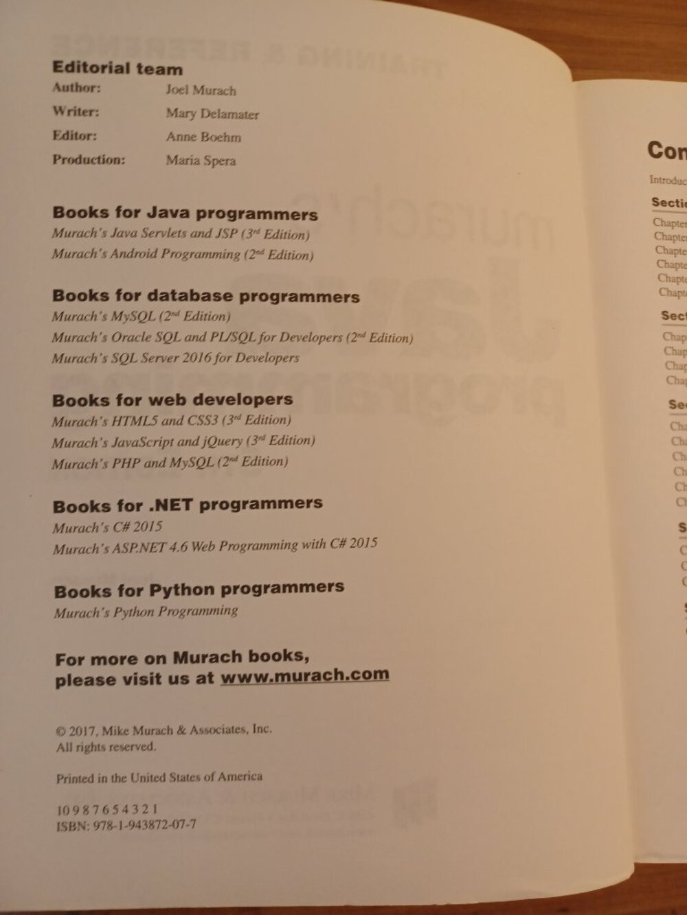 Murch's Java Programming 5th Edition Book - Picture 6 of 8